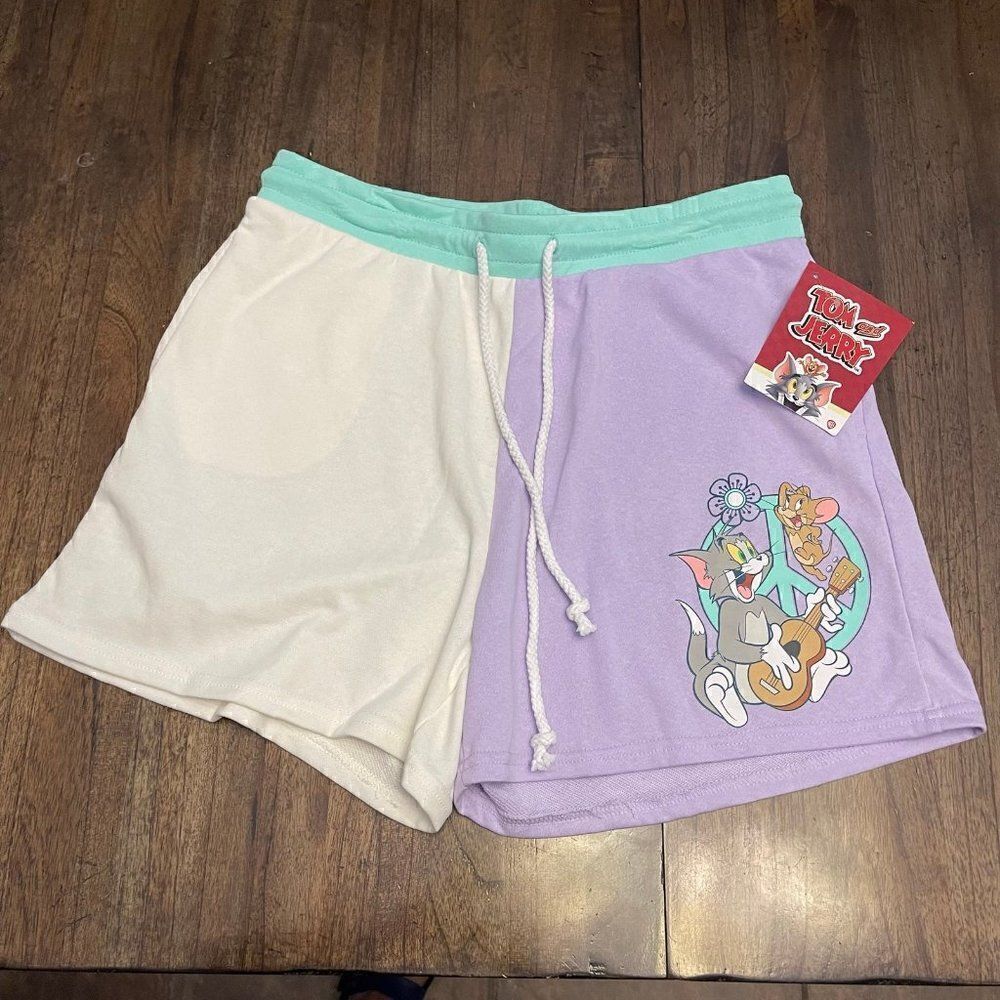 Tom Jerry Women's Colorblock Basketball Short
